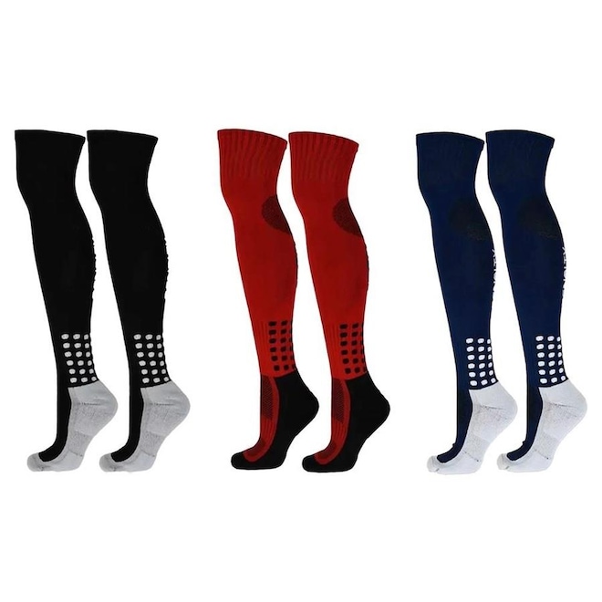 Kit de Meiões Penalty Matís - 26 a 32 - 3 Pares - Infantil - Foto 1