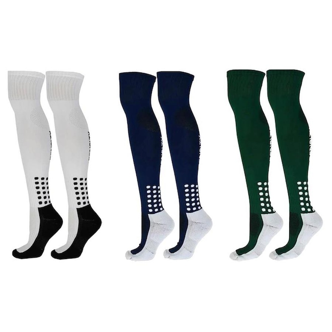 Kit de Meiões Penalty Matís - 26 a 32 - 3 Pares - Infantil - Foto 1