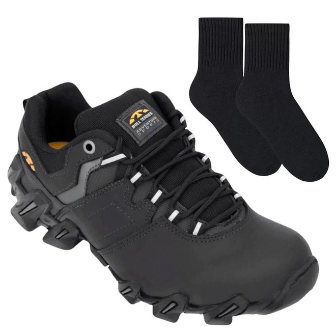 Tênis Bull Terrier Axis Low II + 1 Par de Meias - Masculino - Foto 1