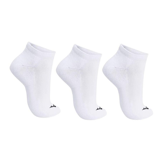 Kit Meias Invisível Mizuno Basic - Unissex - Foto 1