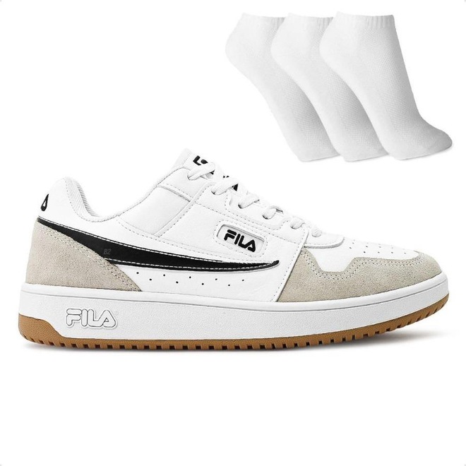 Tênis Fila Arcade Low + 3 Pares de Meias - Masculino - Foto 1