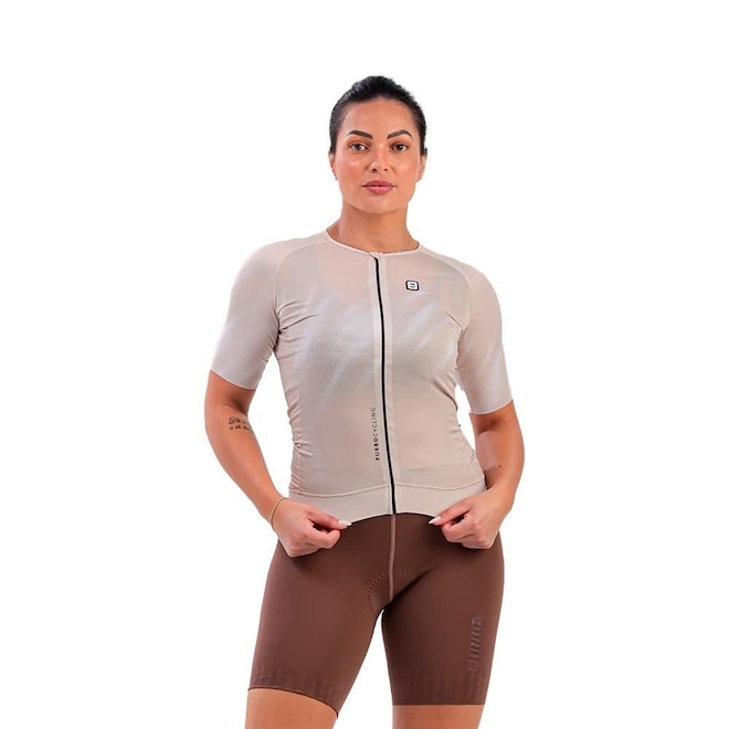 Camisa de Ciclismo Furbo Donna Ragazza Match - Feminina - Foto 1