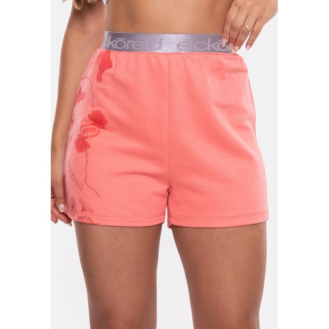 Short Ecko Salve Coral - Feminino - Foto 1