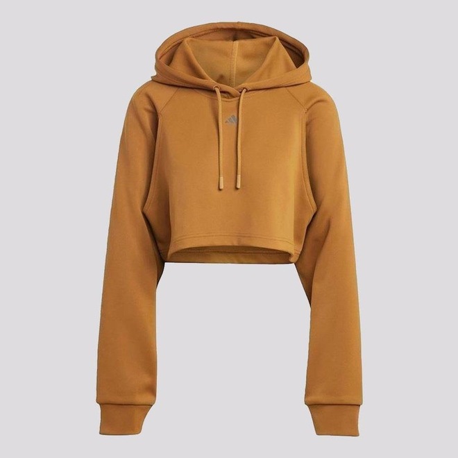 Blusão de Moletom sem Capuz adidas Hiit Aeroready - Feminino - Foto 1