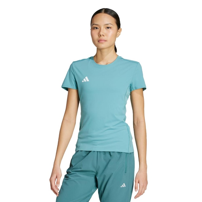 Camiseta adidas Adizero E Tee - Feminina - Foto 1