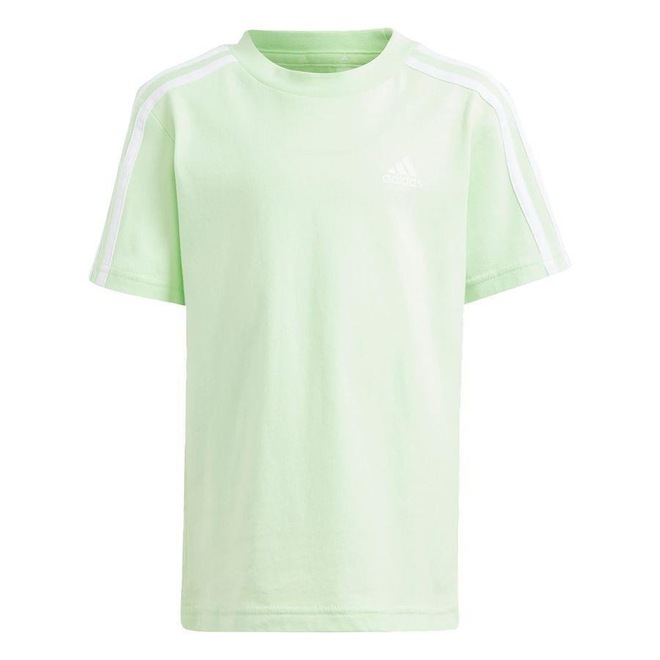Camiseta adidas Algodão Essentials 3-Stripes - Infantil - Foto 1