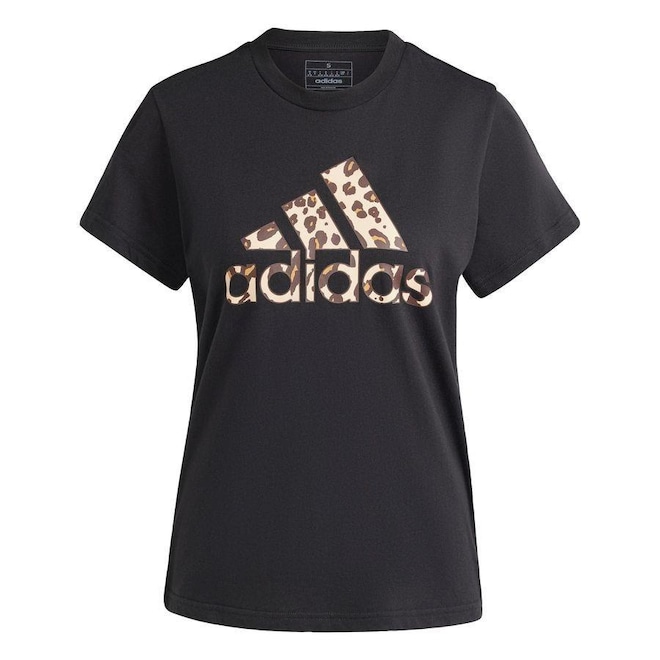 Camiseta adidas Estampada Animal Print - Feminina - Foto 1