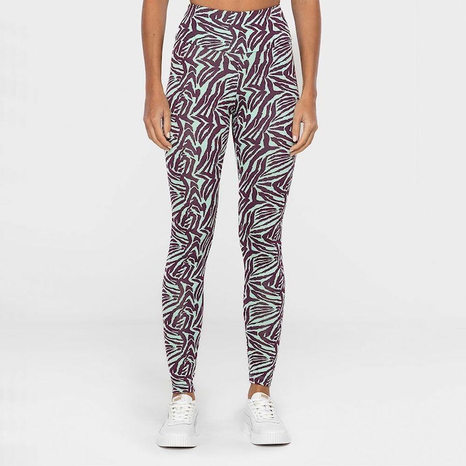 Calça Legging FitDance Zebrado - Feminina - Foto 1