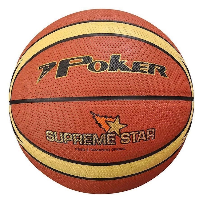 Bola de Basquete Poker Supreme Star N7 - Foto 1