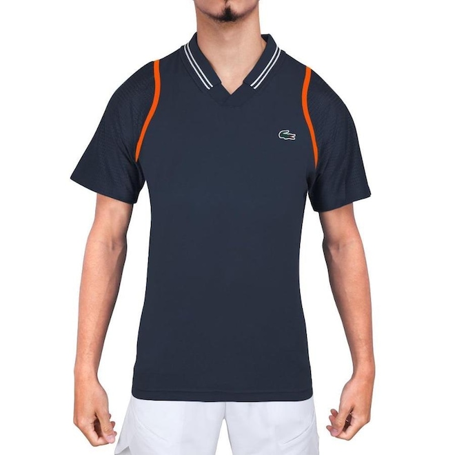 Camiseta Lacoste Dh1961 Daniil Medvedev - Masculina - Foto 1