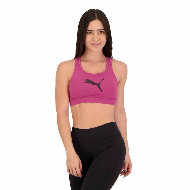 Top Fitness Puma 4Keeps sem Bojo - Feminino - Foto 1