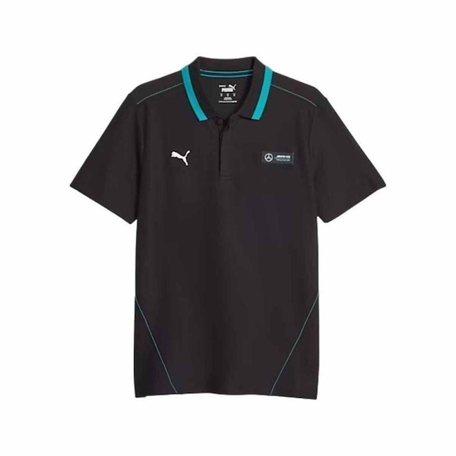 Camisa Polo Puma Mercedes-Amg Petronas - Masculina - Foto 1