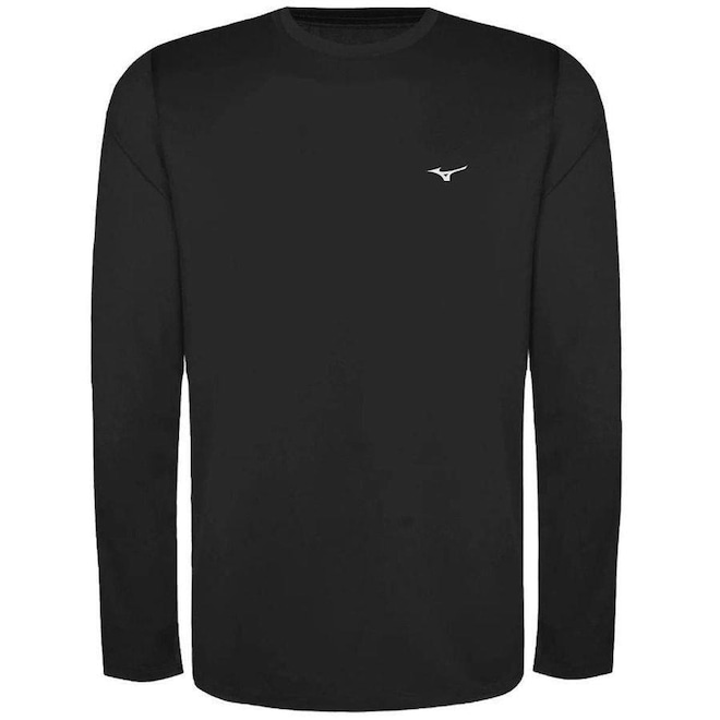 Camiseta Mizuno Manga Longa Nirvana New - Masculina - Foto 1