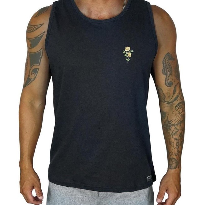 Camiseta Regata WSS Brasil Bloom Prime - Masculina - Foto 1