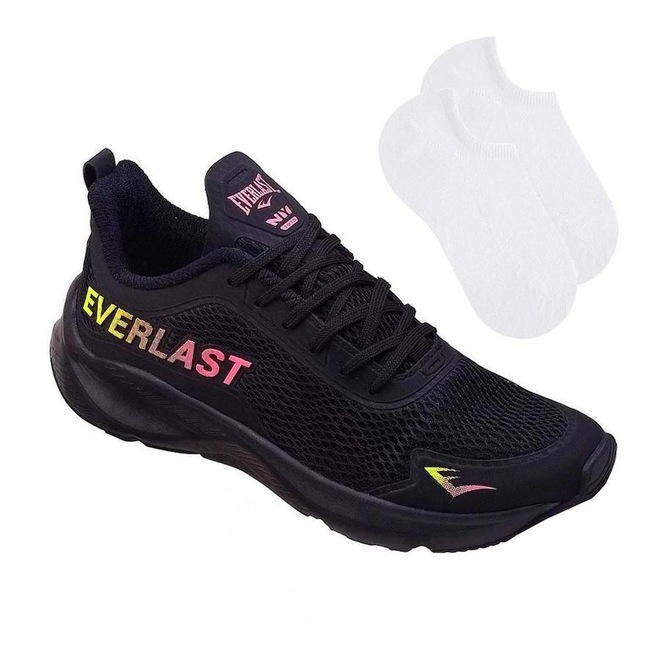 Kit Tênis Everlast Cave Runner + Par de Meia - Unissex - Foto 1