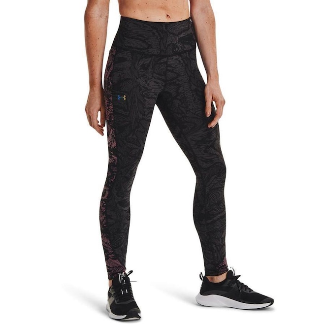 Calça Legging Under Armour Rush Novelty - Feminina - Foto 1