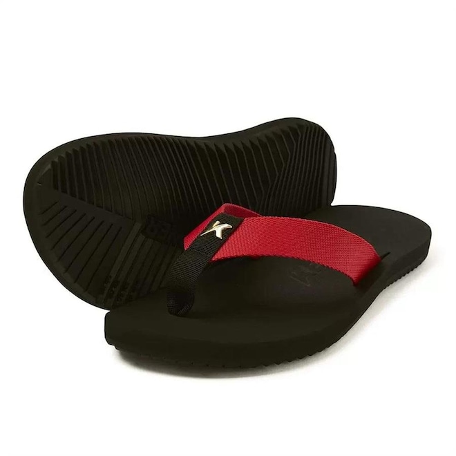 Chinelo Kenner Red Ks - Masculino - Foto 1