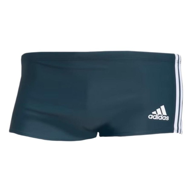 Sunga Boxer Adidas 3 Listras Lateral Larga - Masculina - Foto 1