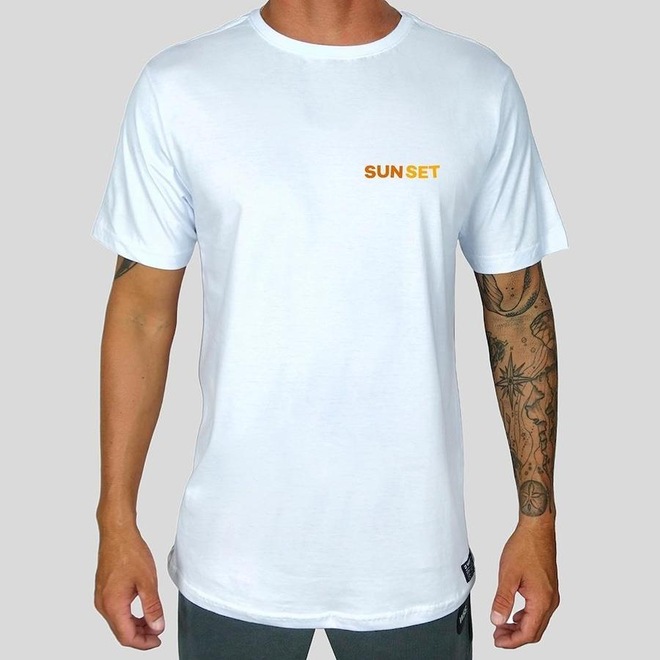 Camiseta WSS Brasil Sunset Back Prime - Masculina - Foto 1