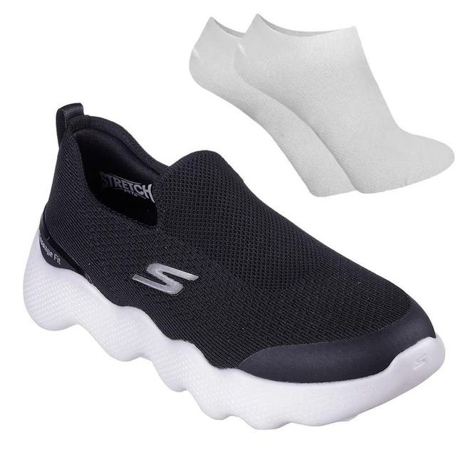 TÊNIS SKECHERS GO WALK MASSAGE + 1 PAR DE MEIAS - MASCULINO - Foto 1