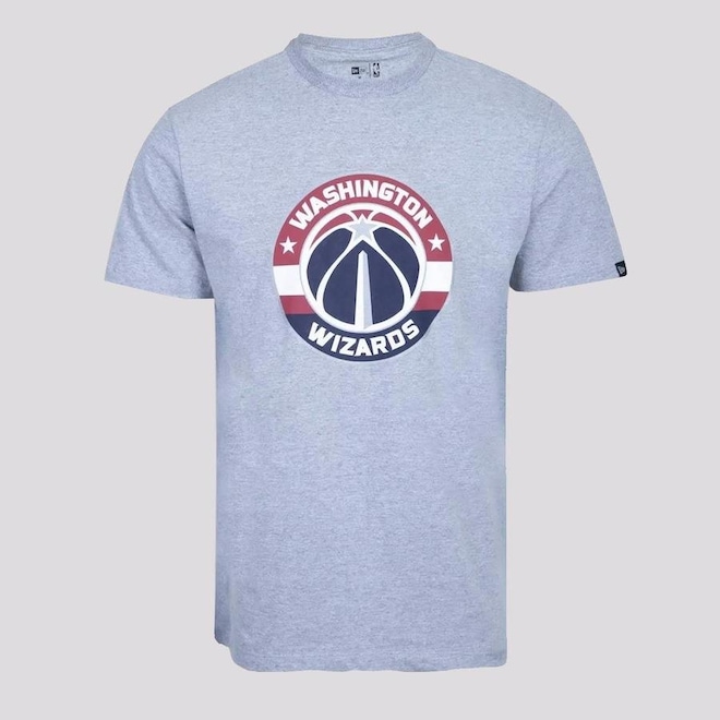 Camiseta New Era Nba Washington Wizards - Masculina - Foto 1