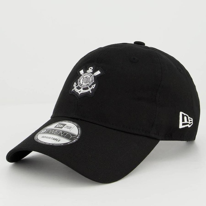 Boné Aba Curva New Era Corinthians 920 - Strapback - Adulto - Foto 1