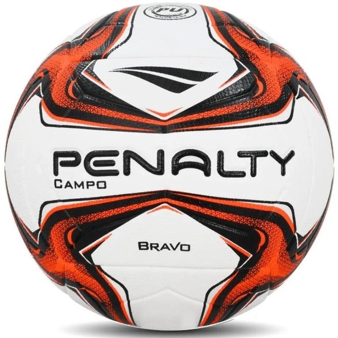 Bola de Futebol de Campo Penalty Bravo XXIV Branco - Foto 1