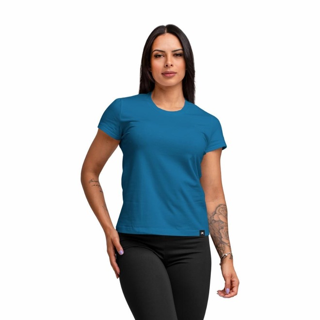 Camiseta Algodão Sportswear Muvin - Feminina - Foto 1