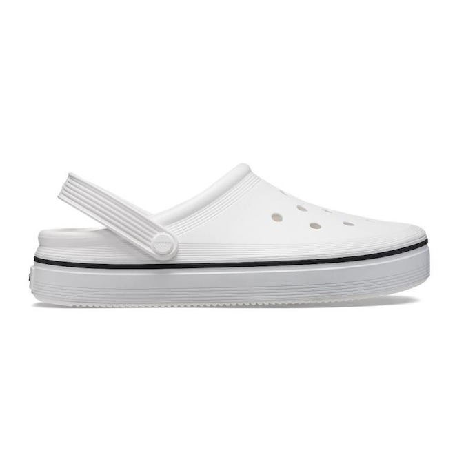 Sandália Crocs Off Court Clog White - Unissex - Foto 1