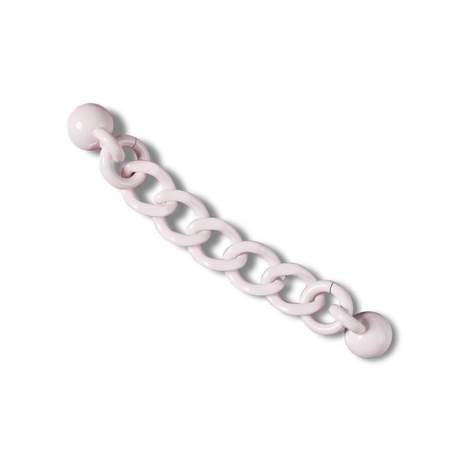 Jibbitz Corrente Grossa Cor de Rosa - Foto 1