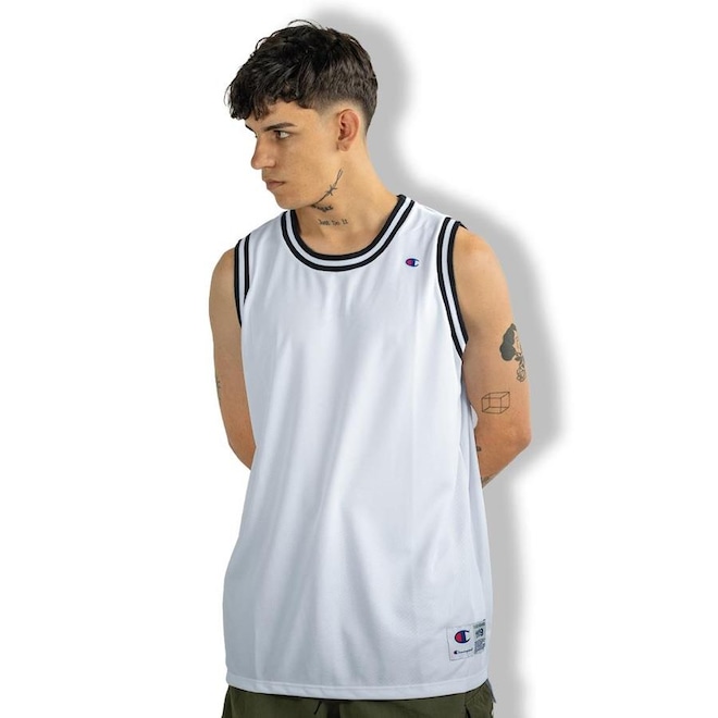 Camiseta Regata Champion Basket Street - Masculina - Foto 1