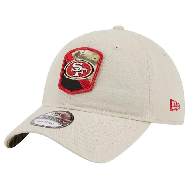 Boné Aba Curva New Era 920 San Francisco 49Ers Salute To Service - Strapback - Adulto - Foto 1
