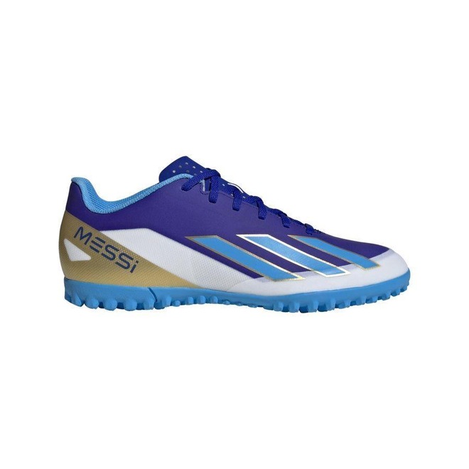Chuteira Society adidas X Crazyfast 23 Club Messi Adulto - Foto 1