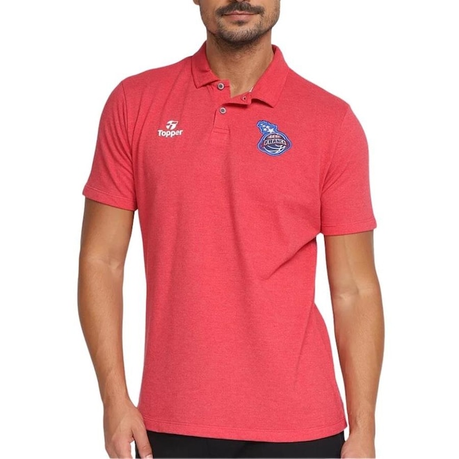 Camisa Polo do Sesi Franca Passeio 23/24 Topper - Masculina - Foto 1