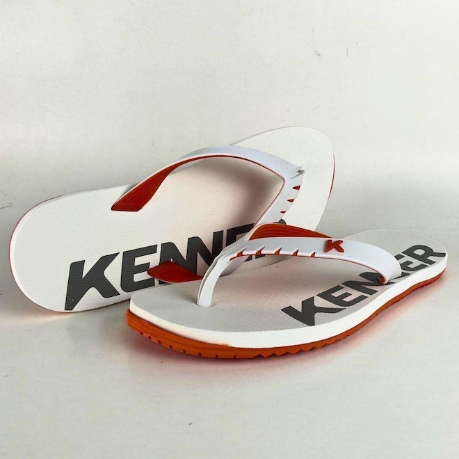 Chinelo Sandália Sandália Kenner Red -Masculino - Foto 1