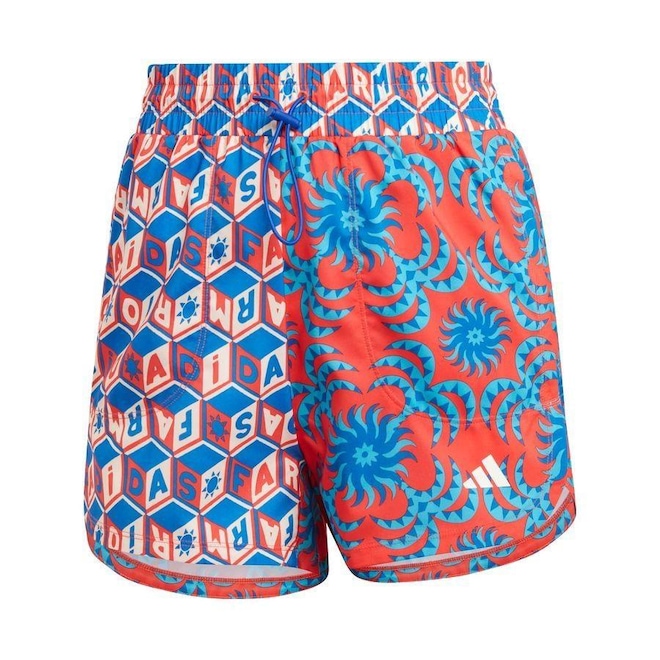Shorts adidas Pacer X Farm Rio - Feminino - Foto 1
