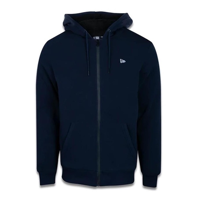 Blusão de Moletom New Era Canguru Aberto Essentials - Masculino - Foto 1