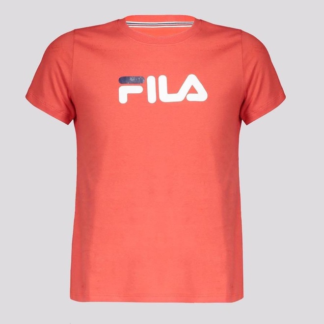 Camiseta Fila Letter Premium - Infantil - Foto 1