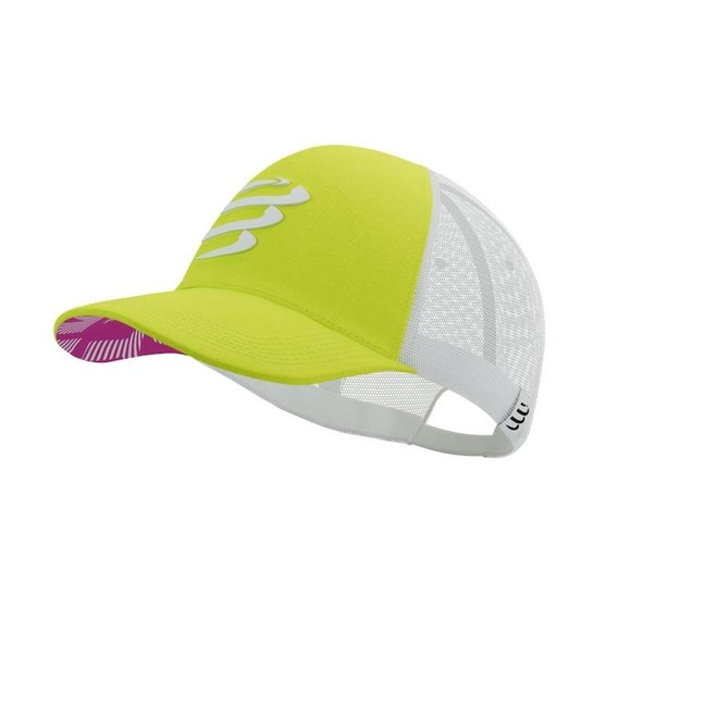 Boné Aba Curva Compressport Trucker Cap Logo Refletiva - Snapback - Adulto - Foto 1