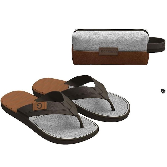 Chinelo Masculino Cartago Vancouver Ii Dedo - Foto 1