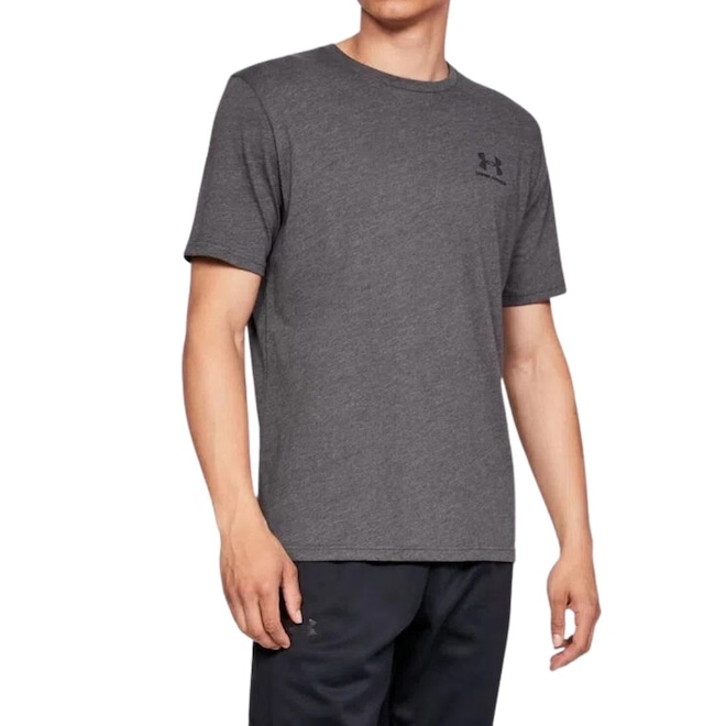 Camiseta Under Armour Sportstyle Left - Masculina - Foto 1
