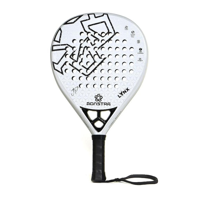 Raquete Padel Adastra Lynx Jp Flores Carbono 18K - Foto 1