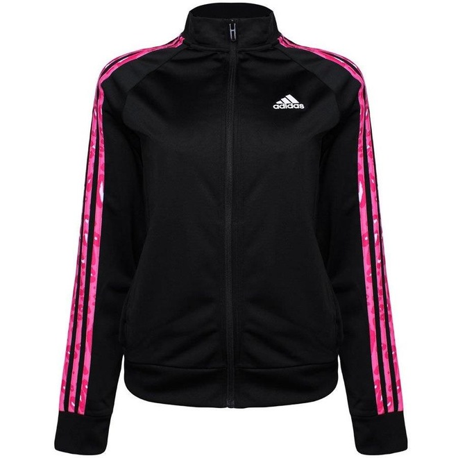 Jaqueta Sem Capuz adidas Animal Essentials 3S - Feminina - Foto 1