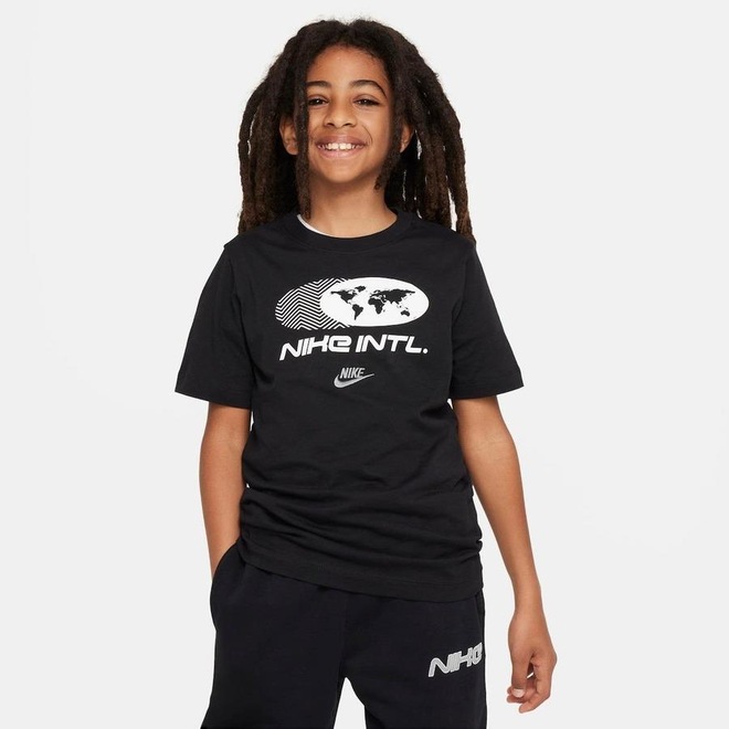 Camiseta Nike Sportswear Amplify - Infantil - Foto 1
