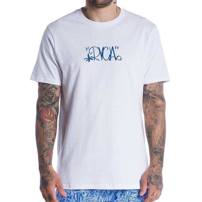 Camiseta Rvca Tc Heads Sm24 - Masculina - Foto 1