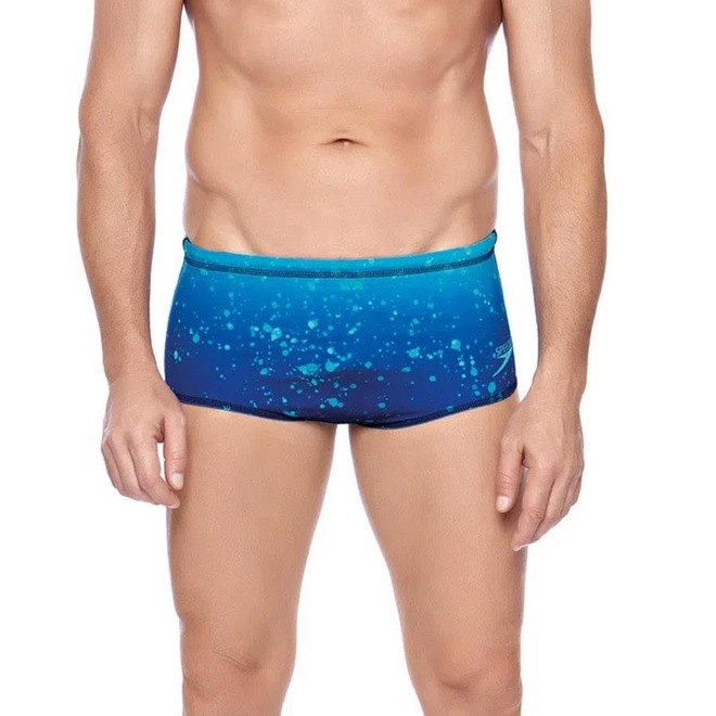 Sunga Speedo Tradicional Bubble Blue - Masculina - Foto 1