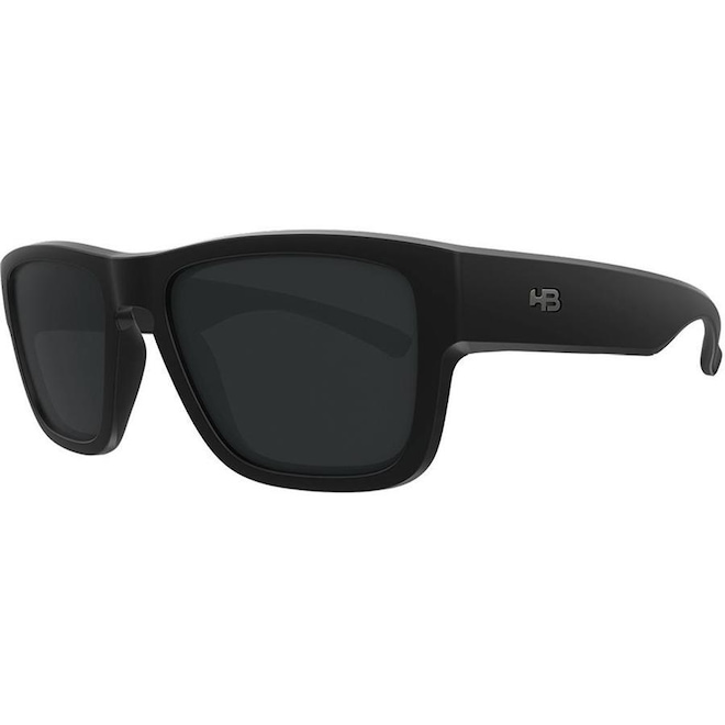 Óculos de Sol Unissex HB H-Bold Matte Black Polarized Gray - Foto 1