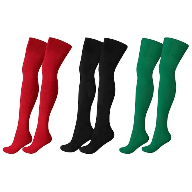 Kit 3 Pares de Meiões Selene Futebol - Foto 1