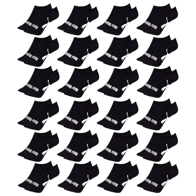 Kit Meia Sapatilha Puma Esportiva - 24 Pares - Feminino - Foto 1