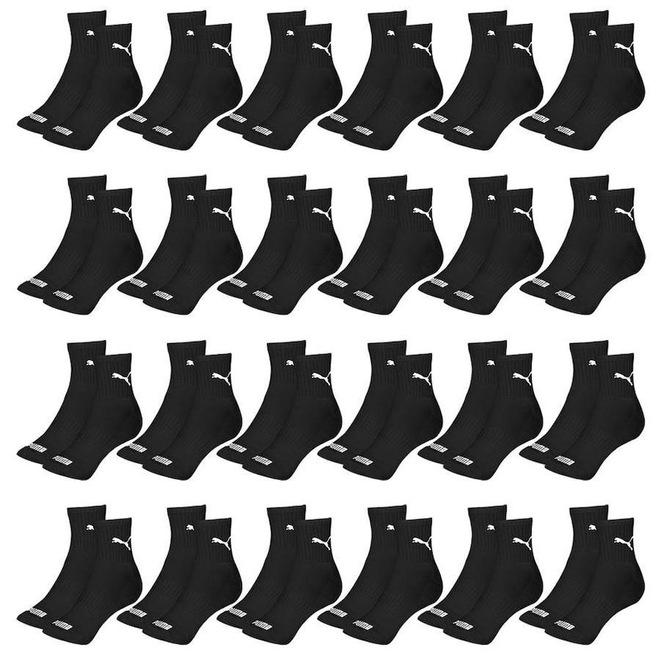 Kit Meia Cano Médio Puma Esportiva - 24 Pares - Masculino - Foto 1